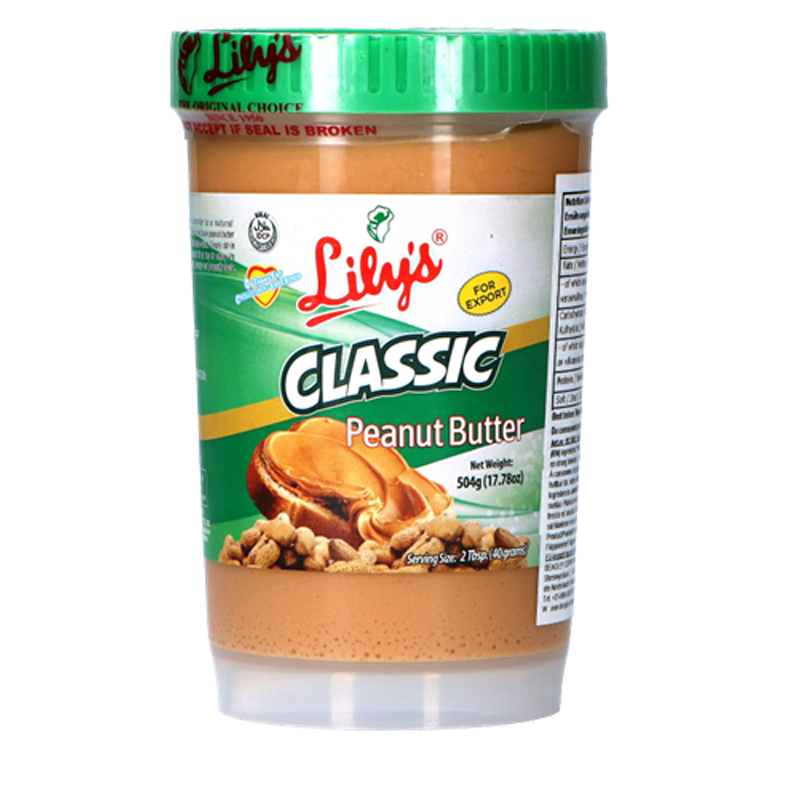 Lily’s Classic Peanut Butter big size 504g