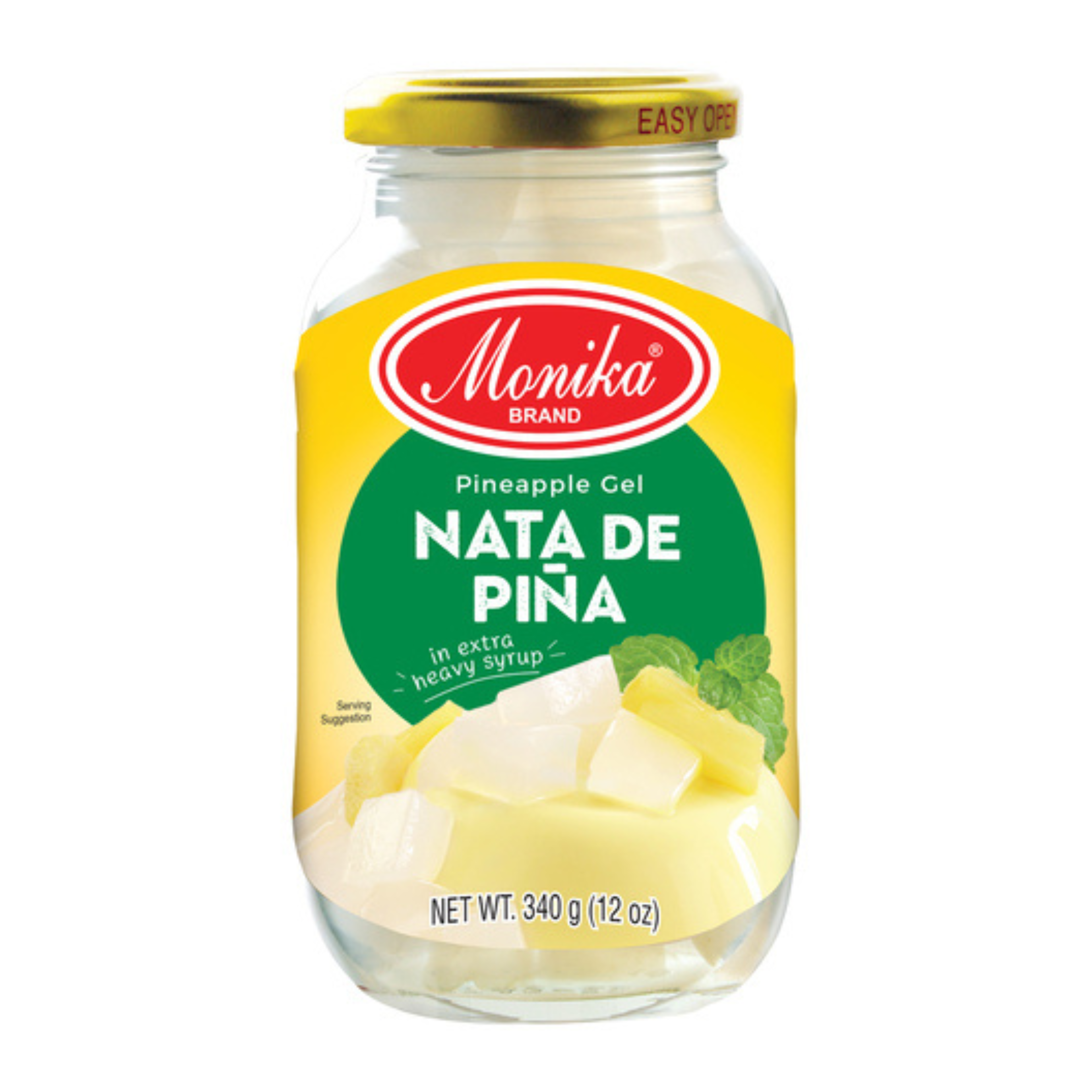 Monika Nata de Piña (Pineapple) in Heavy Syrup – 340g