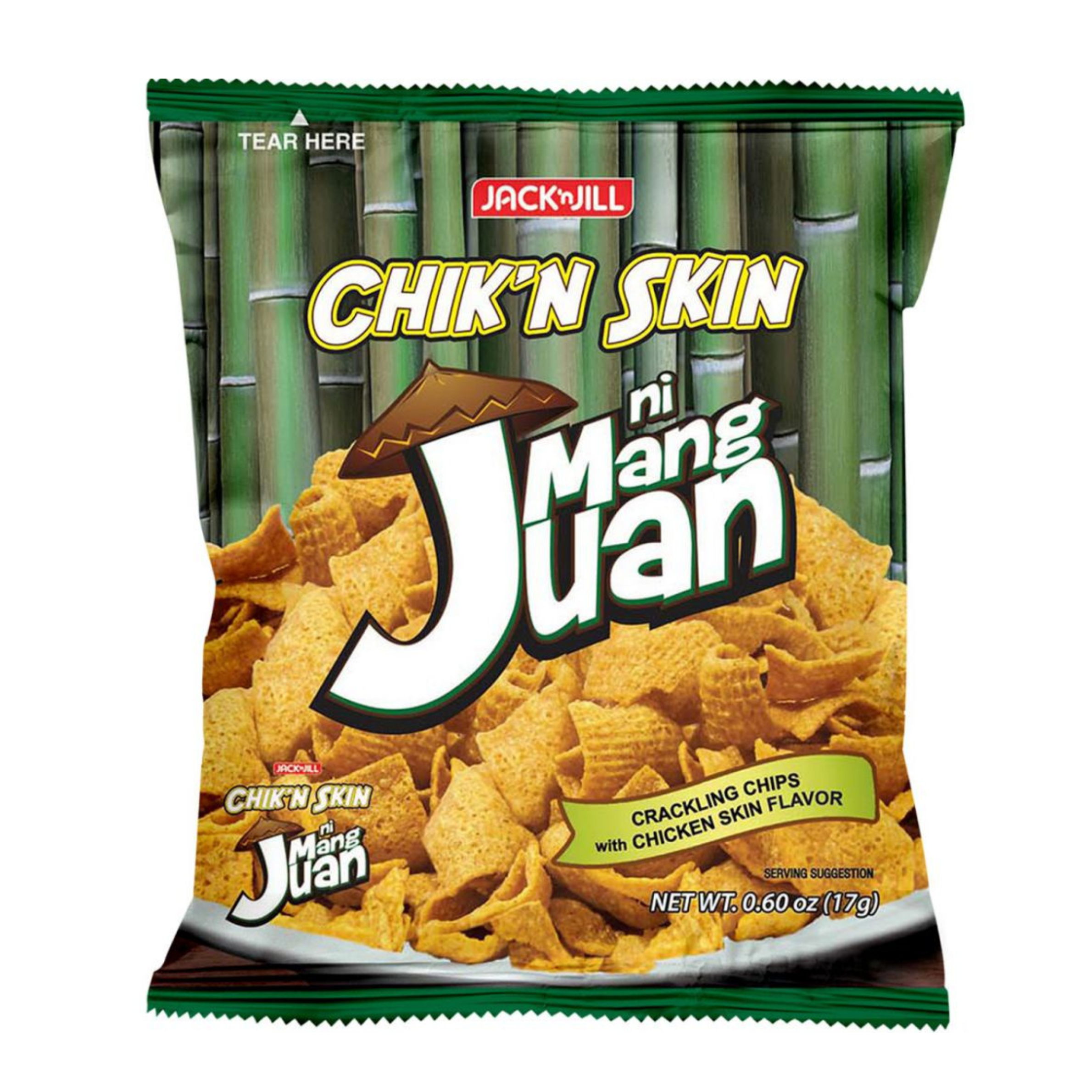 Jack 'n Jill Chik'n Skin ni Mang Juan 70g | Authentic Pinoy Chicken Skin Snack