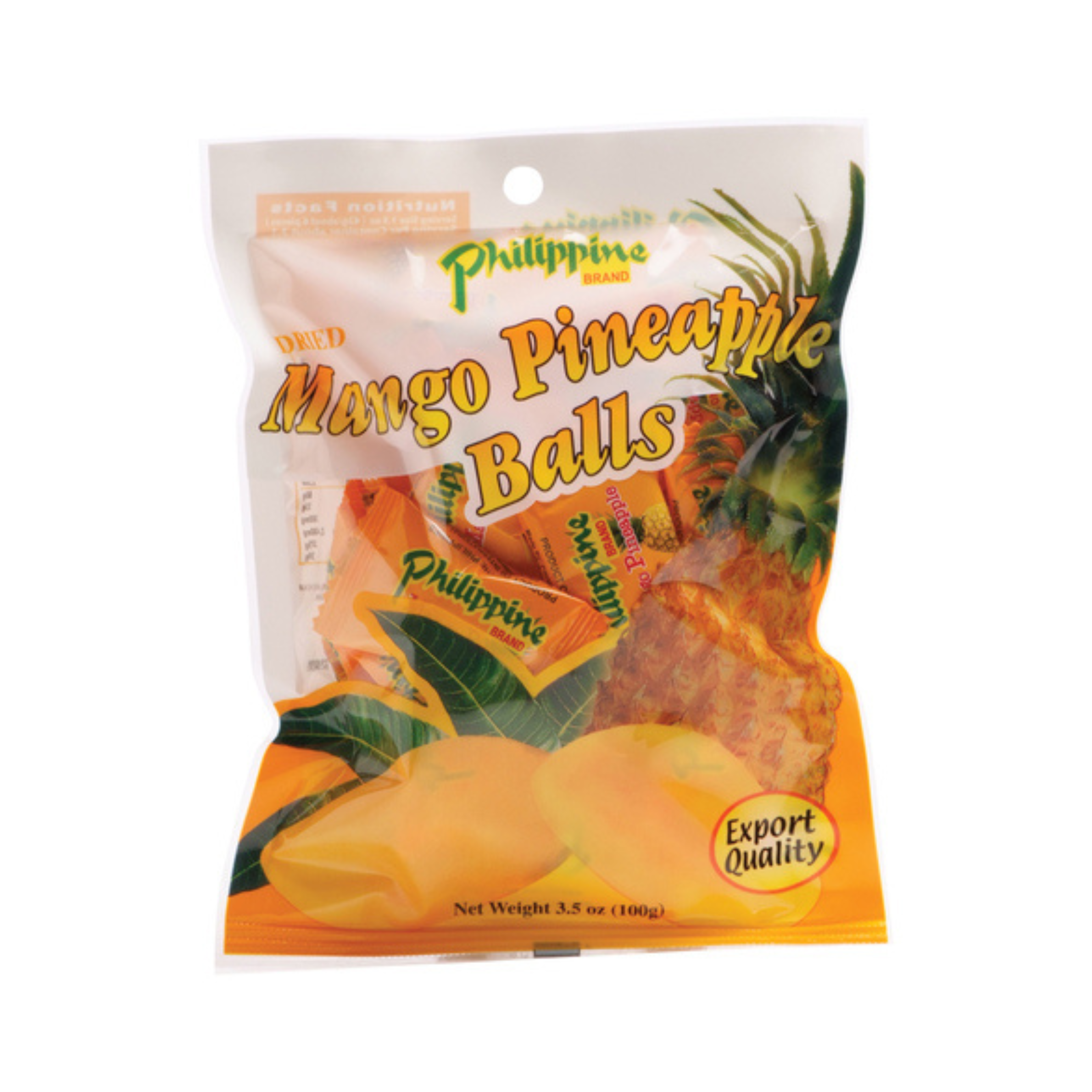 Dried Mango and Pineapple Balls