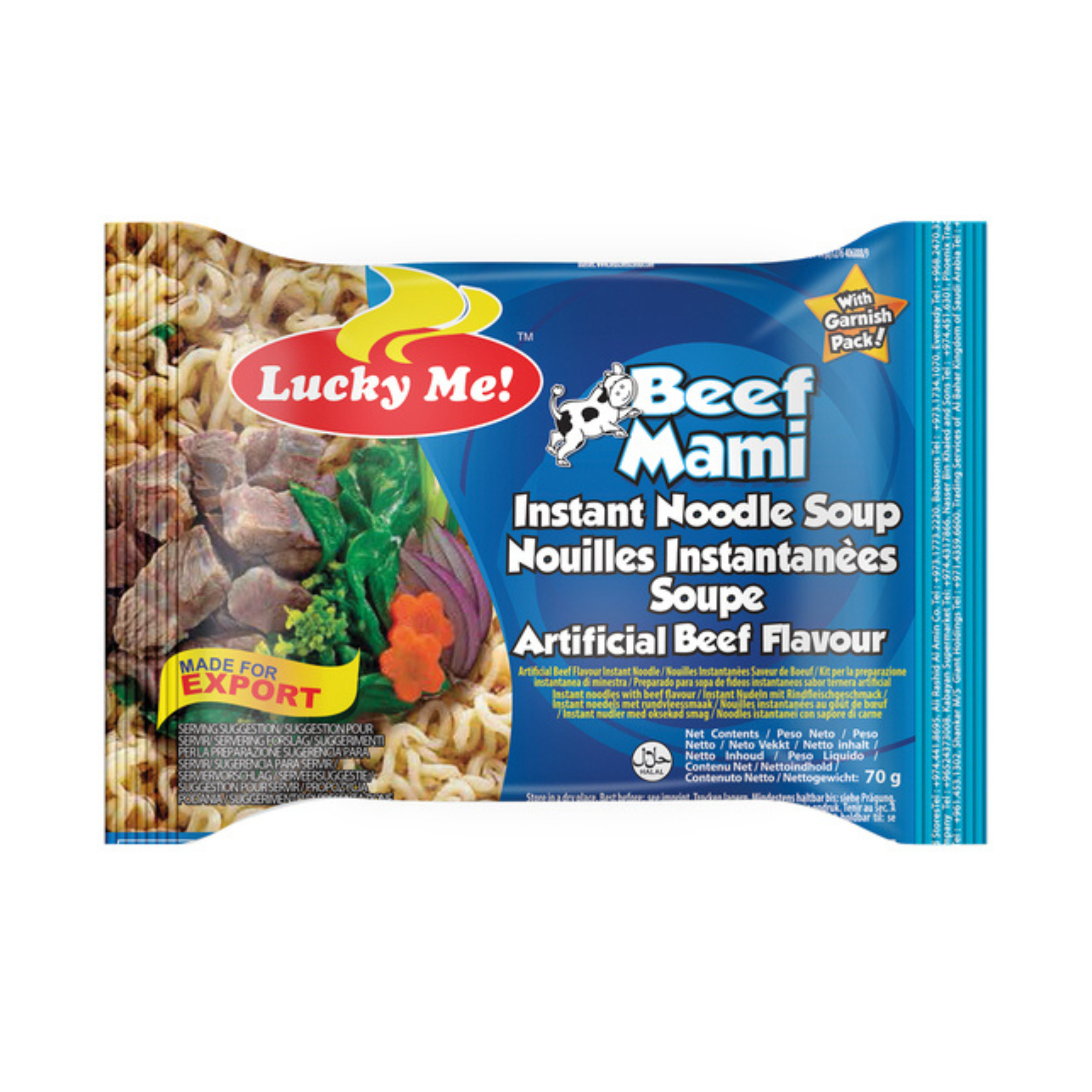 Lucky Me! Instant Mami Beef Flavor