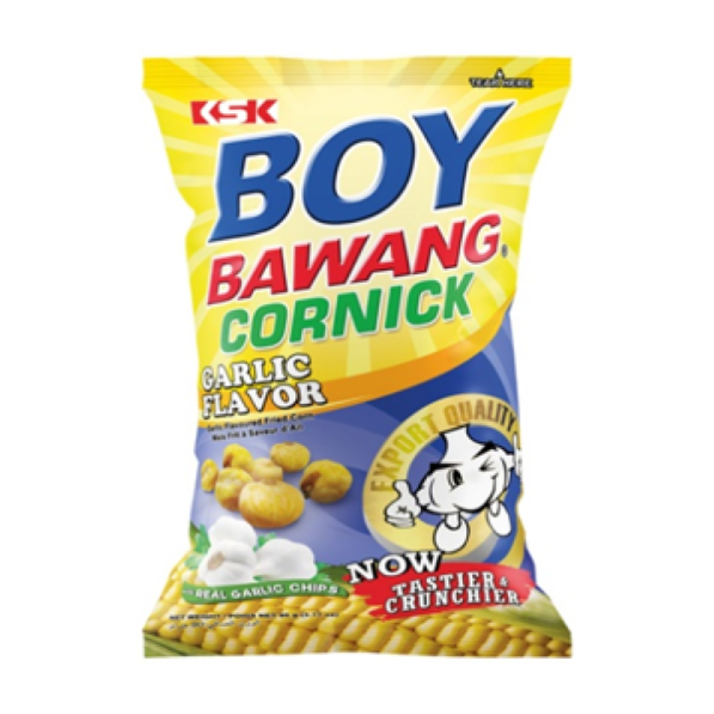 Boy Bawang Cornick Garlic Flavor (fried corn) – 90g