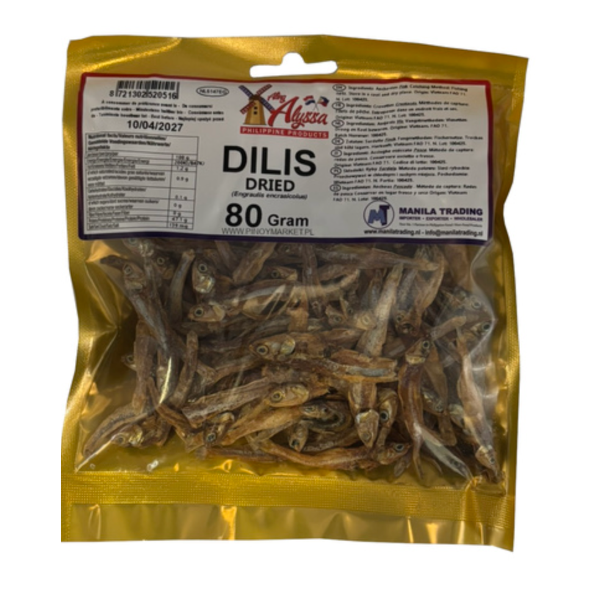 Dried Dilis (Dried Anchovies) - Authentic Filipino Dried Fish